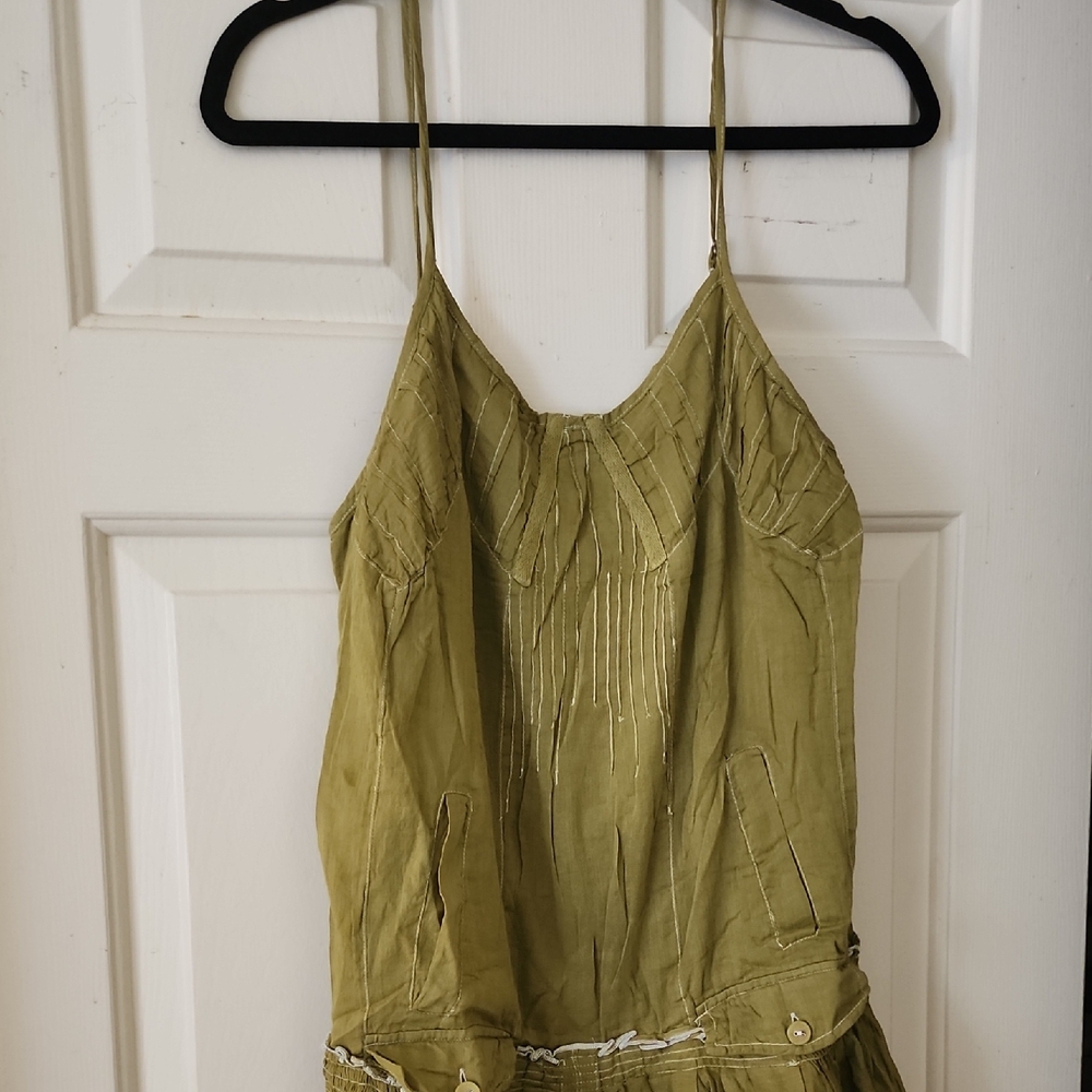 RAGA Olive Green Maxi Dress